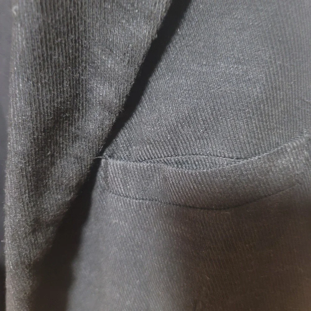 Free‎ People Womens Black Blazer Notched Lapel XS Classic Dark Academia Capsule